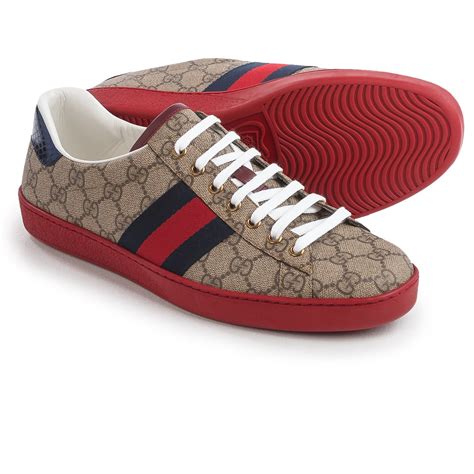 gucci ace sneakers mens replica|gucci ace gg suede sneakers.